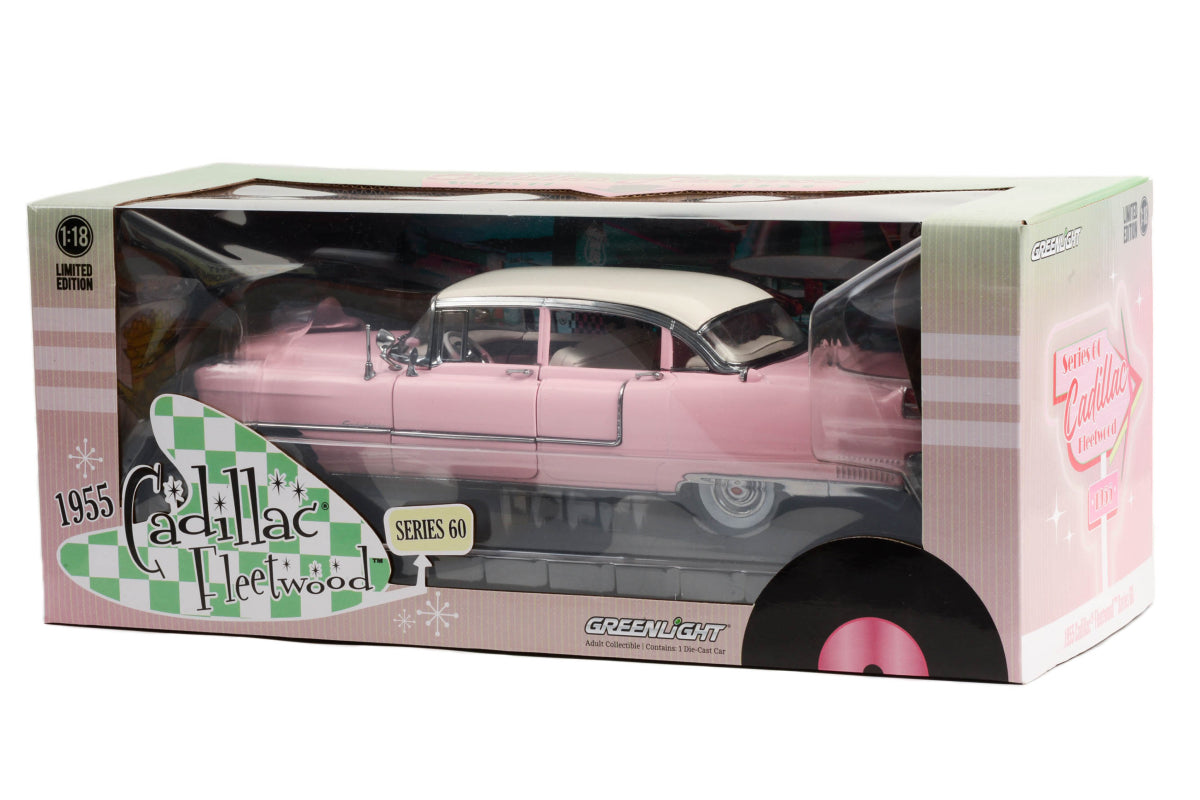 1:18 - Elvis Presley / 1955 Cadillac Fleetwood Series 60 "Pink Cadillac"