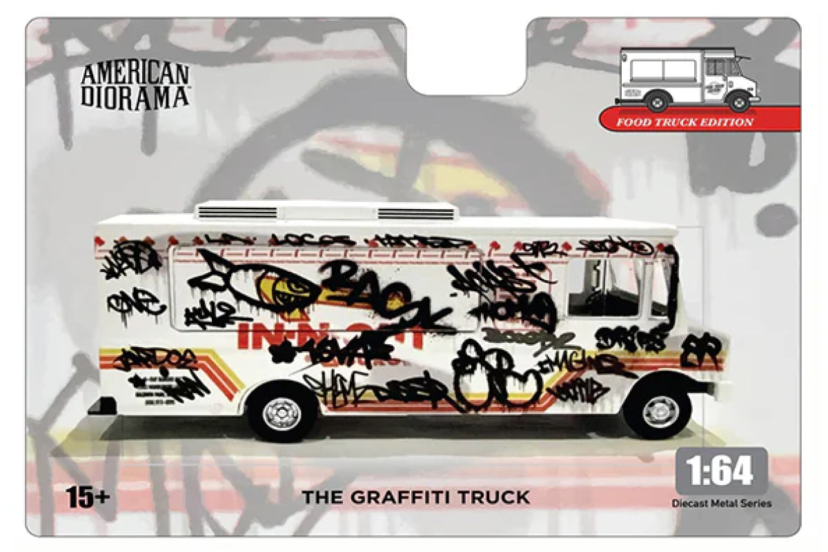1:64 American Diorama Food Truck - Graffiti Style Truck (AD-70102)