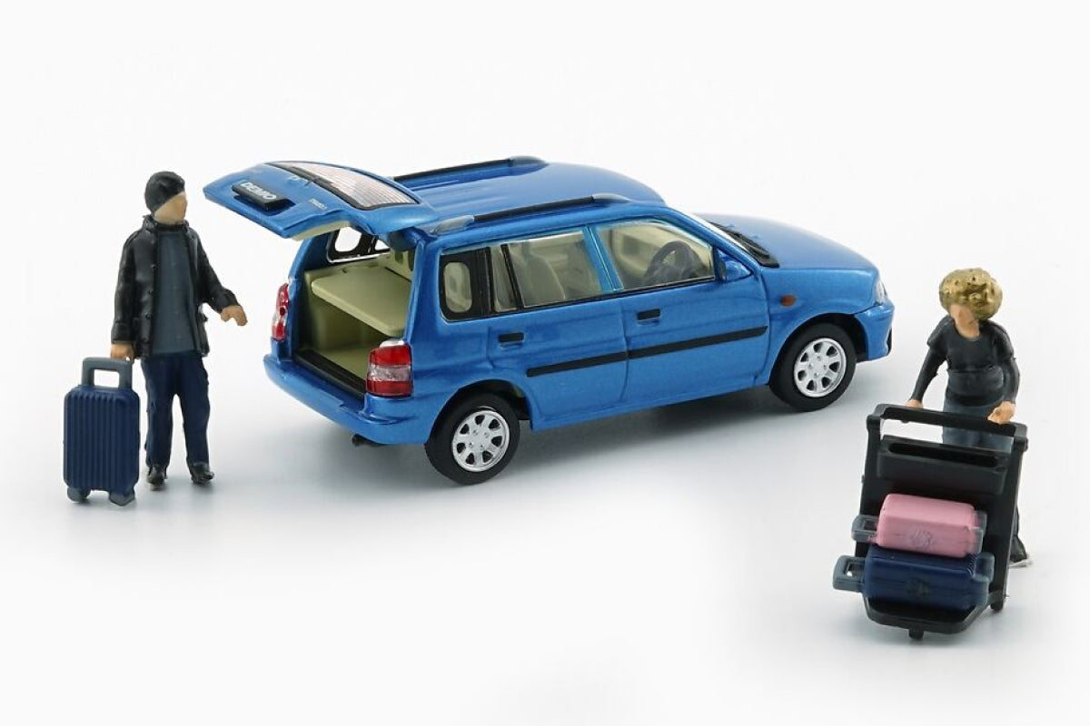 1994 Mazda Demio (Metro) with figures (Blue)