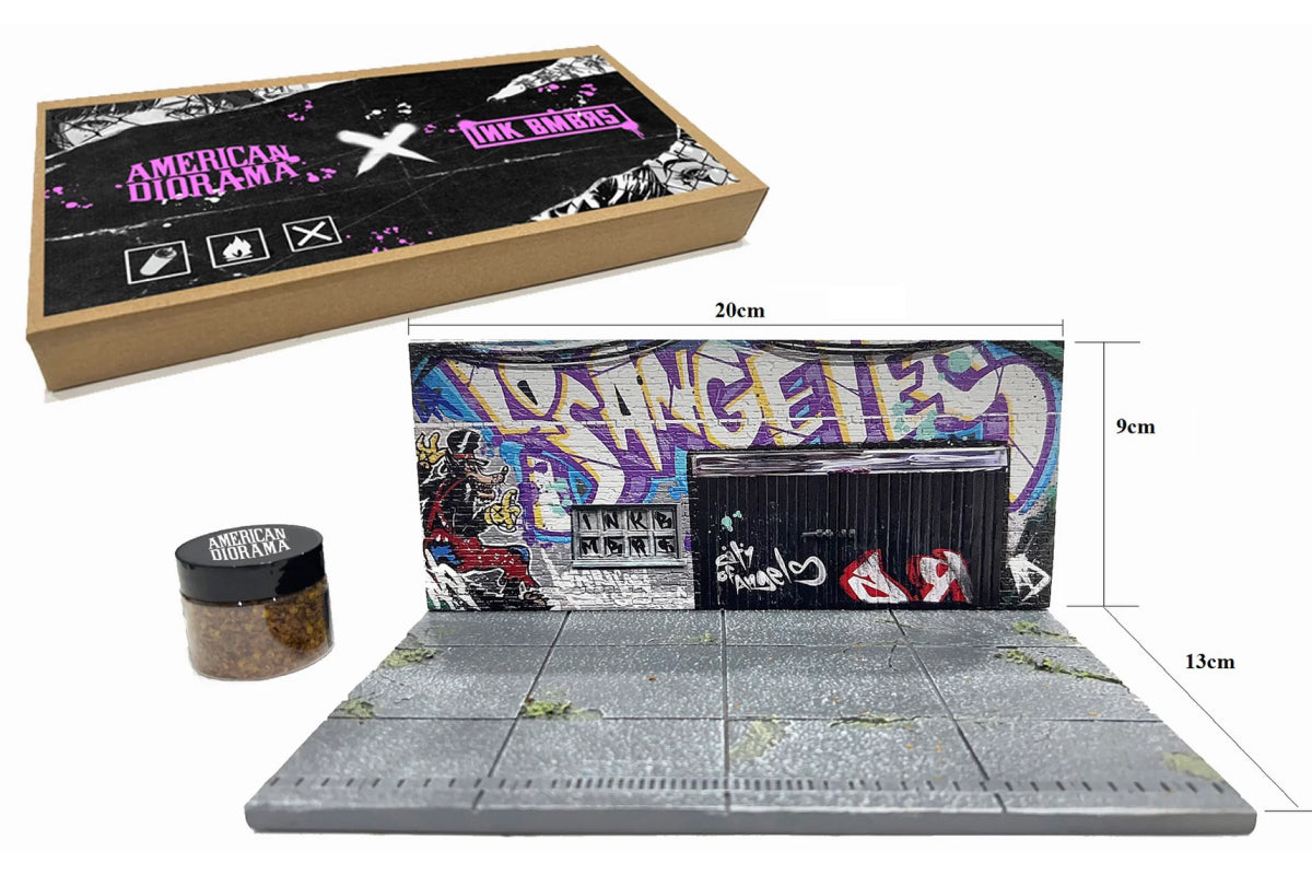 1:64 American Diorama Street Art Diorama - LA Graffiti (AD-2424)