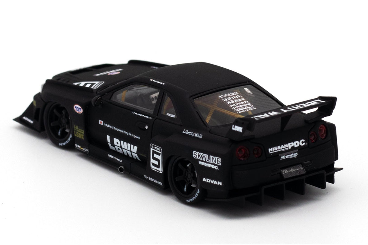 Nissan Skyline "LBWK" (ER34) Super Silhouette (Matt Black / Resin)