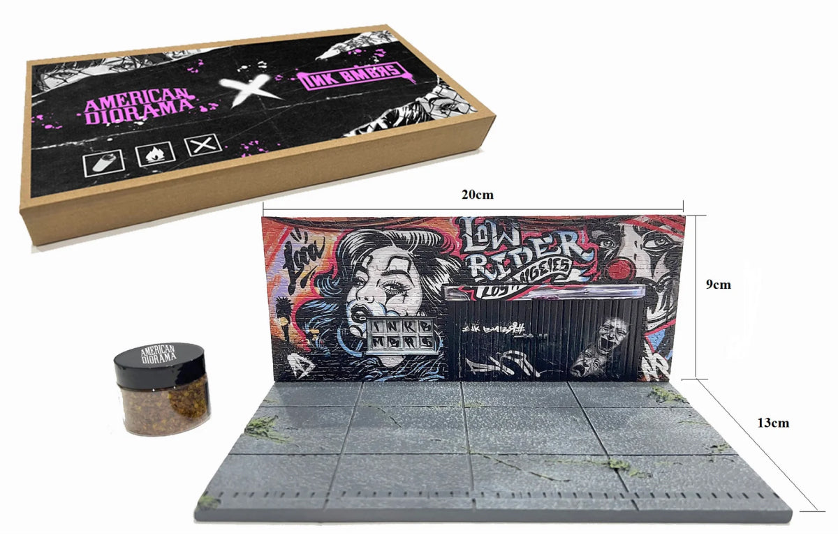 1:64 American Diorama Street Art Diorama - LA Lowrider (AD-2423)