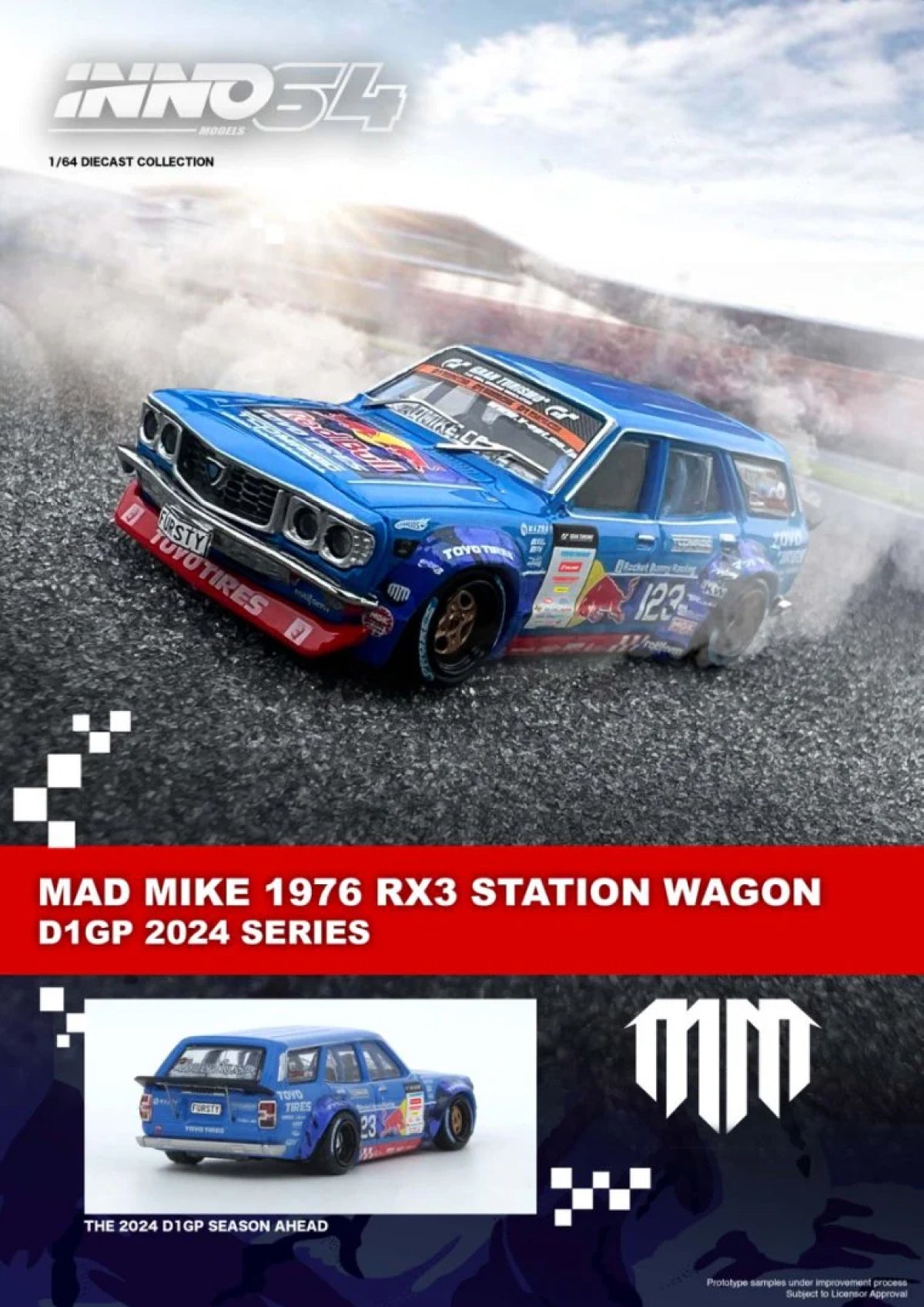 Mad Mike 1976 Mazda RX-3 Station Wagon - D1GP Series 2024