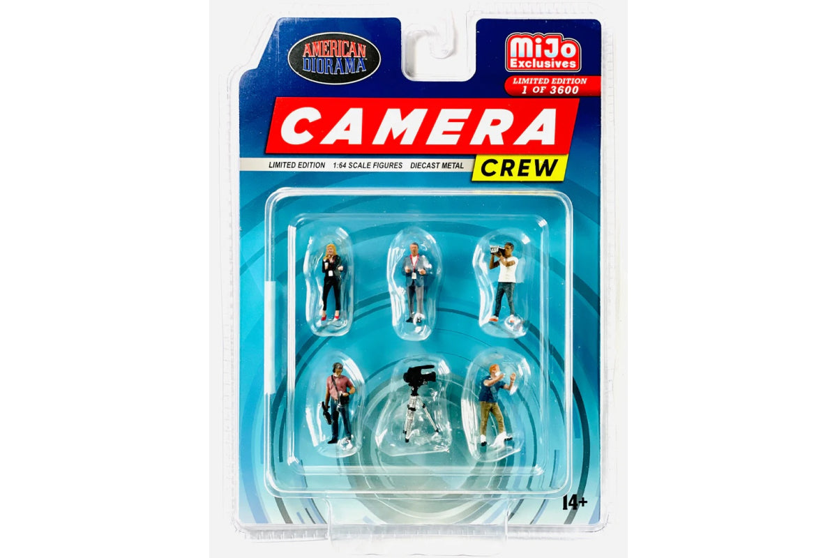 1:64 American Diorama Camera Crew (AD-76526)