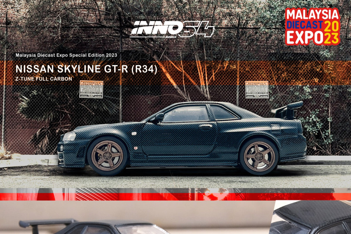 Nissan Skyline GT-R (R34) - Z-Tune Full Carbon / Malaysia Diecast Expo 2023 Event Edition