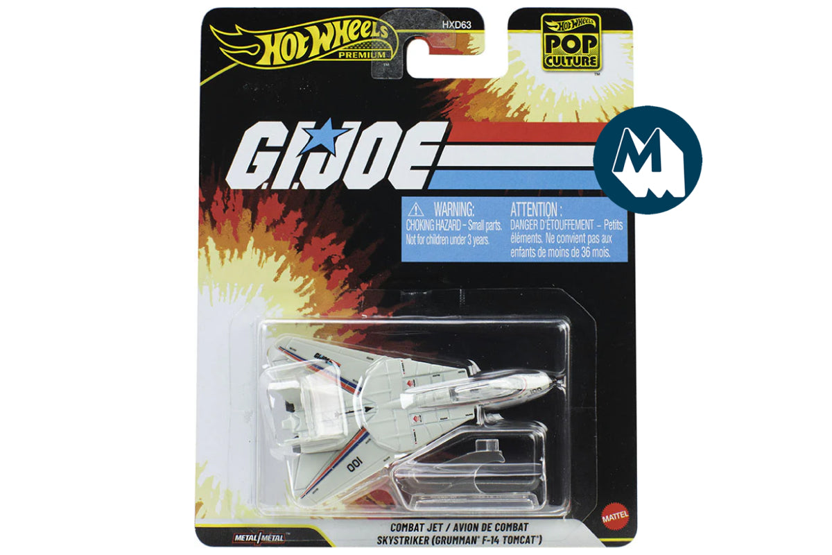 Hot Wheels Pop Culture 2026 Mix 4 / Combat Jet Skystriker (Grumman F-14 Tomcat) - G.I. Joe