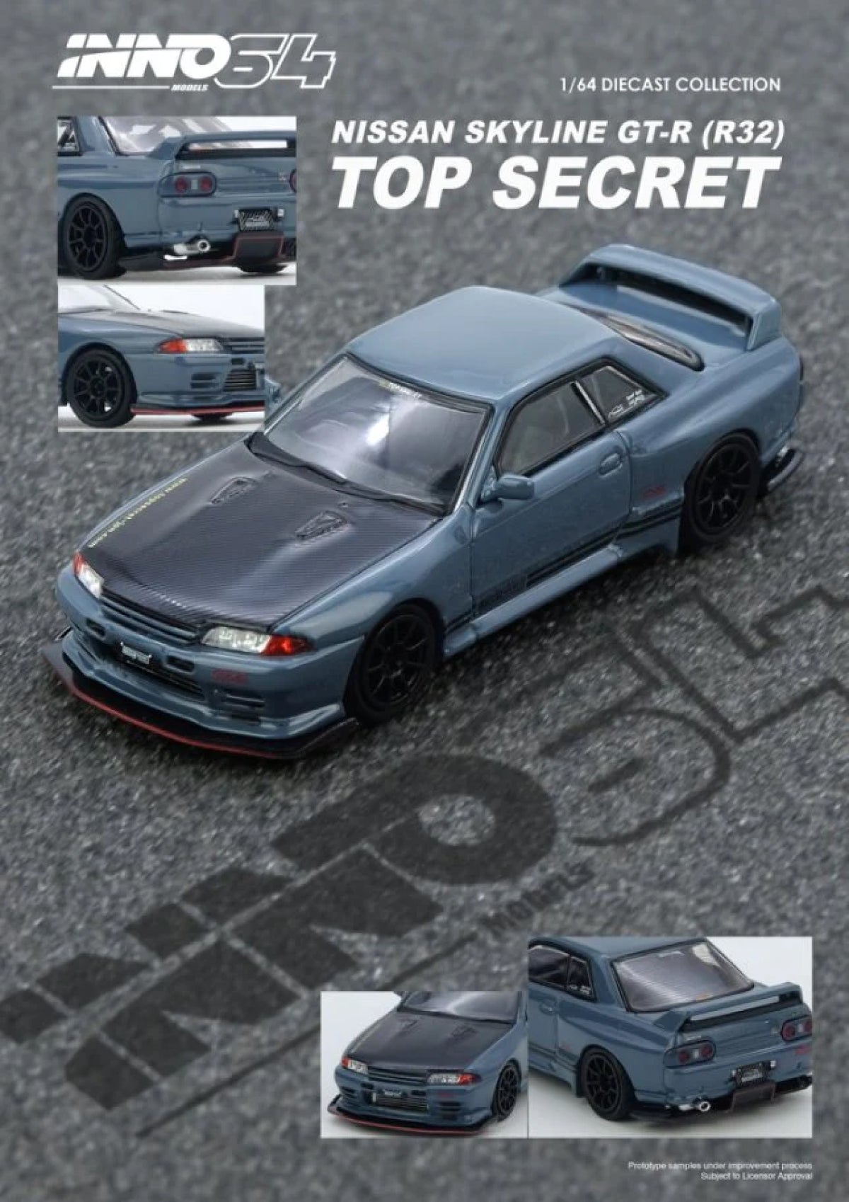 Nissan "Top Secret" (R32) GT-R (Stealth Grey)