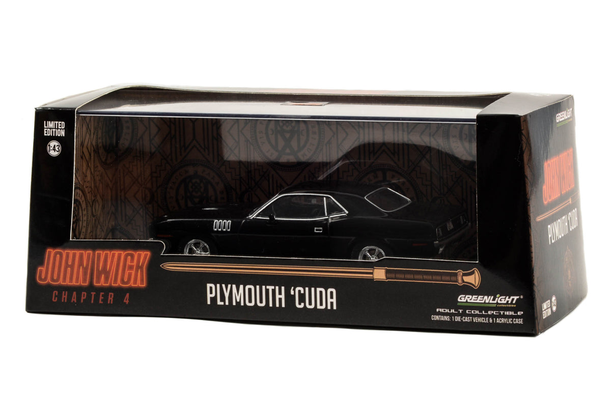 1:43 - John Wick: Chapter 4 / 1971 Plymouth 'Cuda