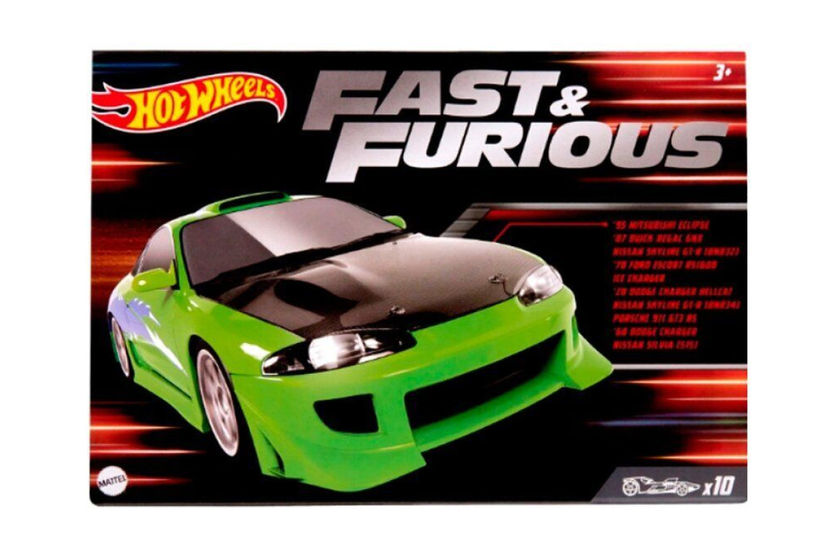 Hot Wheels Fast & Furious themed 10-Pack