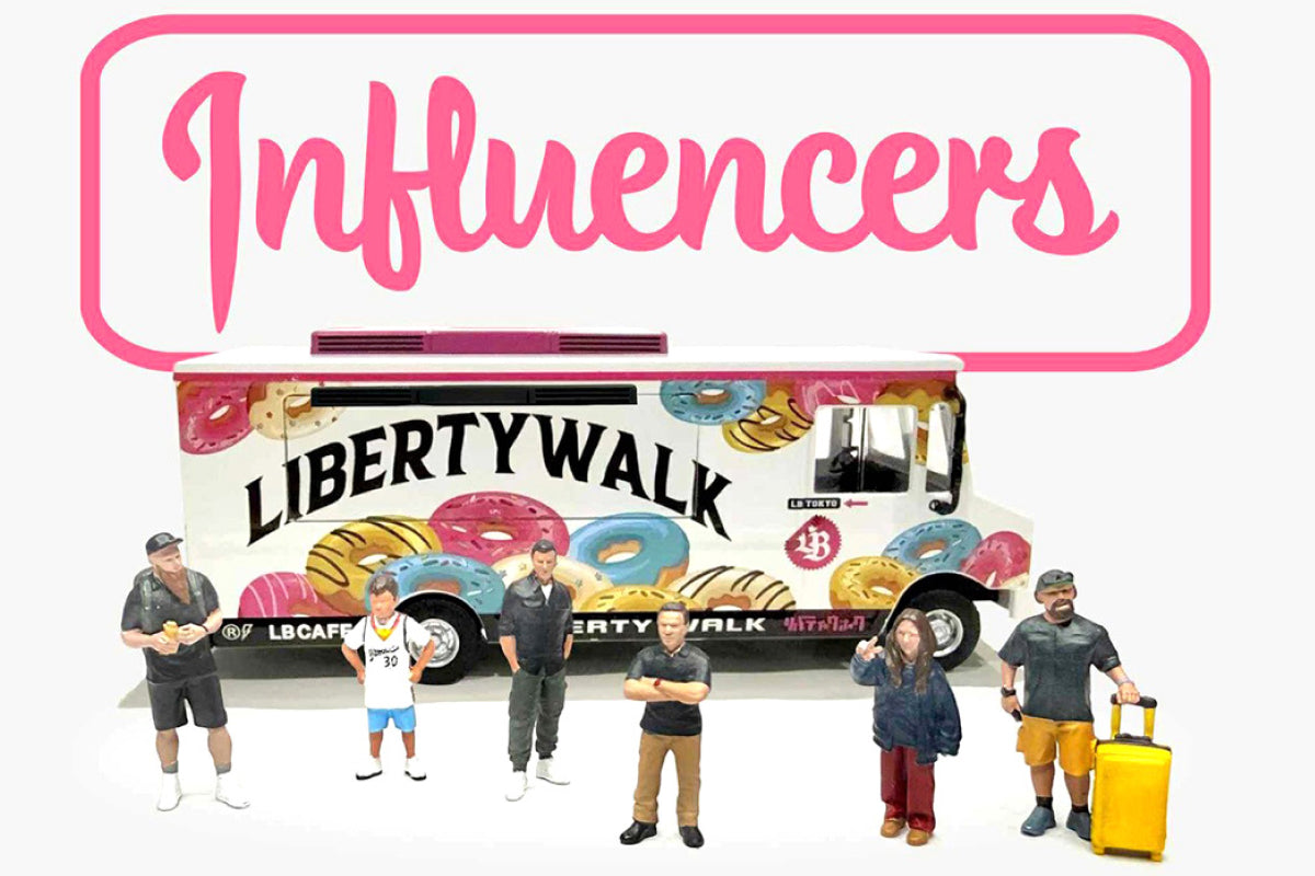 1:64 American Diorama Influencers Figure Set (AD-2433MJ)