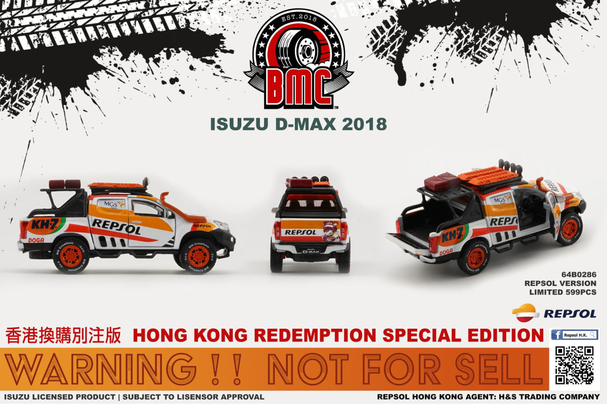 Isuzu D-Max 2018 'Repsol Oil' with Accessories Pack