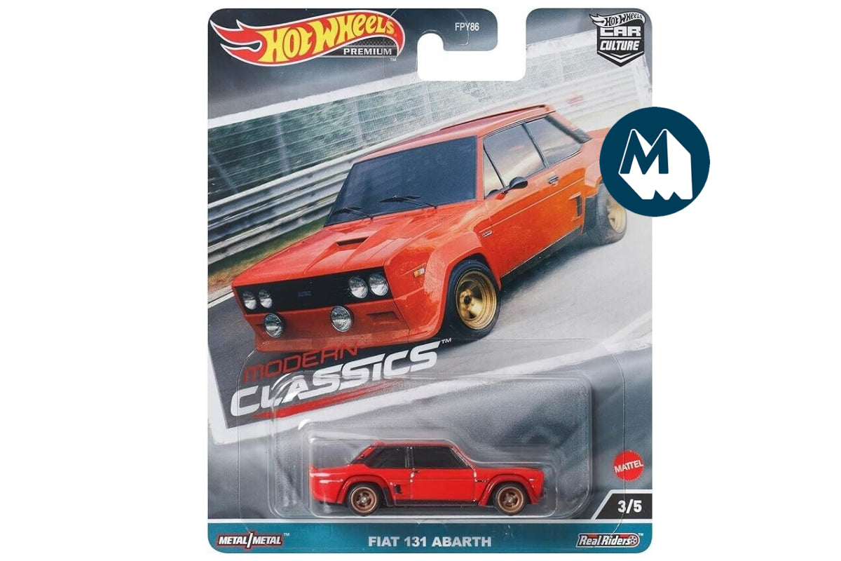 Hot Wheels Car Culture 2023 Mix 5 Modern Classics 4 / #3 - Fiat 131 Abarth (Red)
