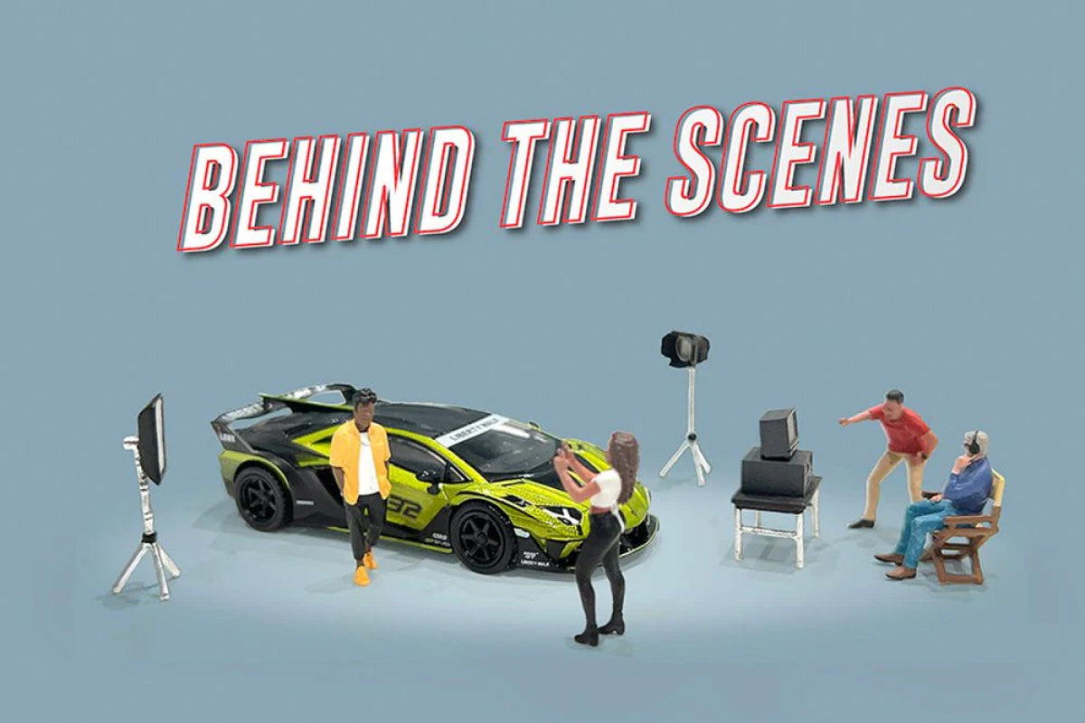 1:64 American Diorama Behind the Scenes Figure Set (AD-2426MJ)