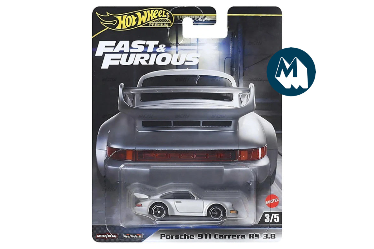Hot Wheels Fast & Furious Premium 2025 Mix 4 / #3 - Porsche 911 Carrera RS 3.8 (Silver)