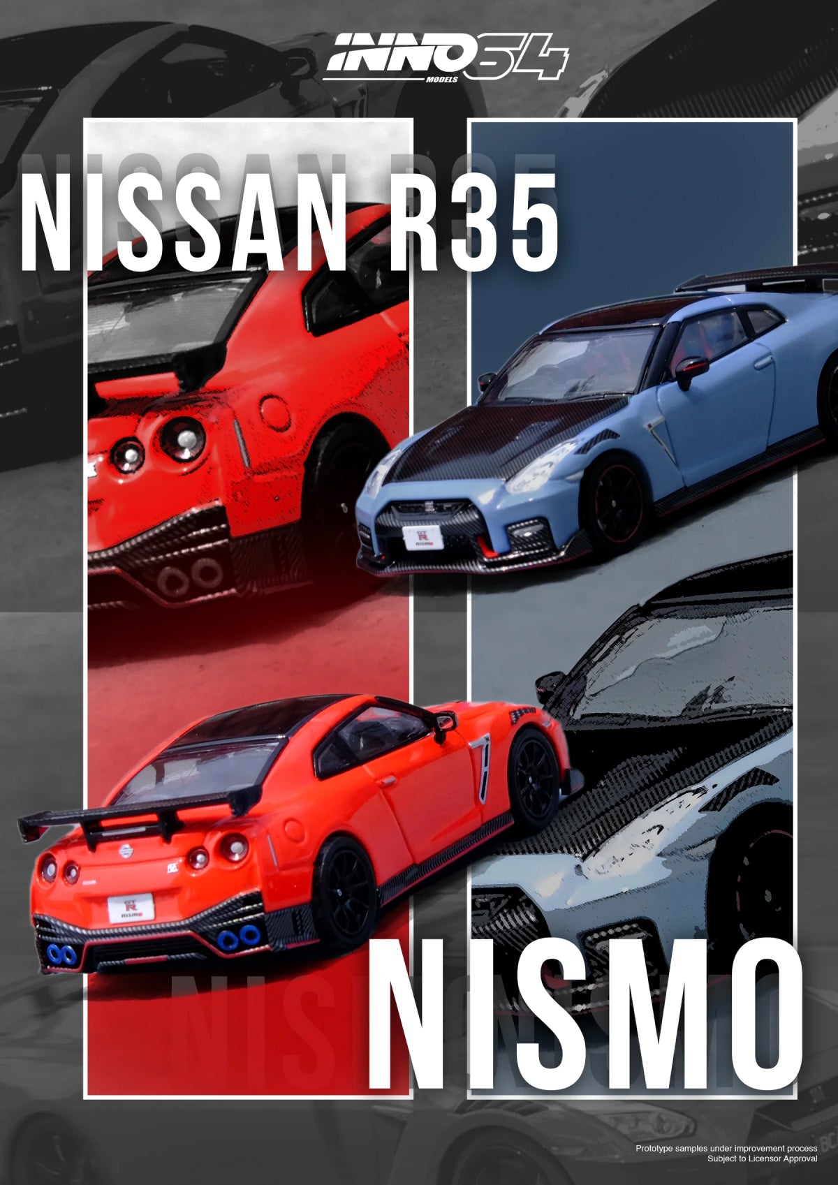 Nissan GT-R (R35) NISMO (Red with Carbon Hood)