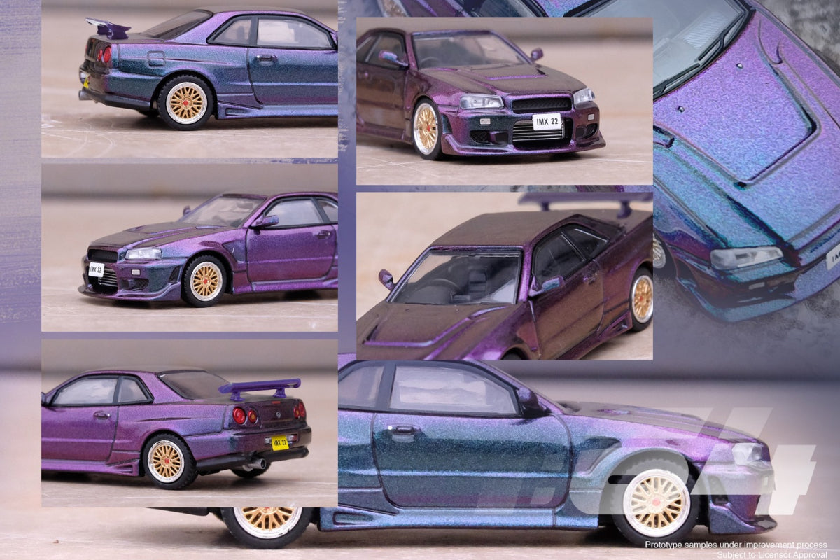 Nissan Skyline (R34) GT-T (Magic Purple) - International MotorXpg Hong Kong Special Event Edition