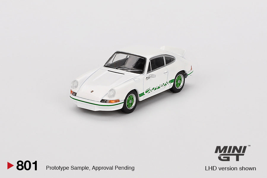 #801 - Porsche 911 Carrera RS 2.7 (Grand Prix White with Green Livery)