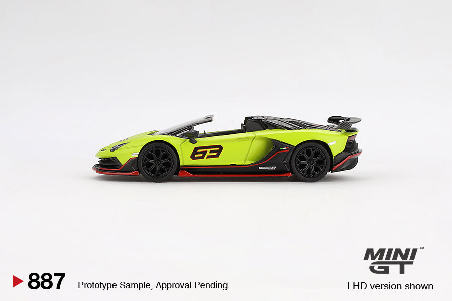 #887 - Lamborghini Aventador SVJ 63 Roadster (Verde Shock)