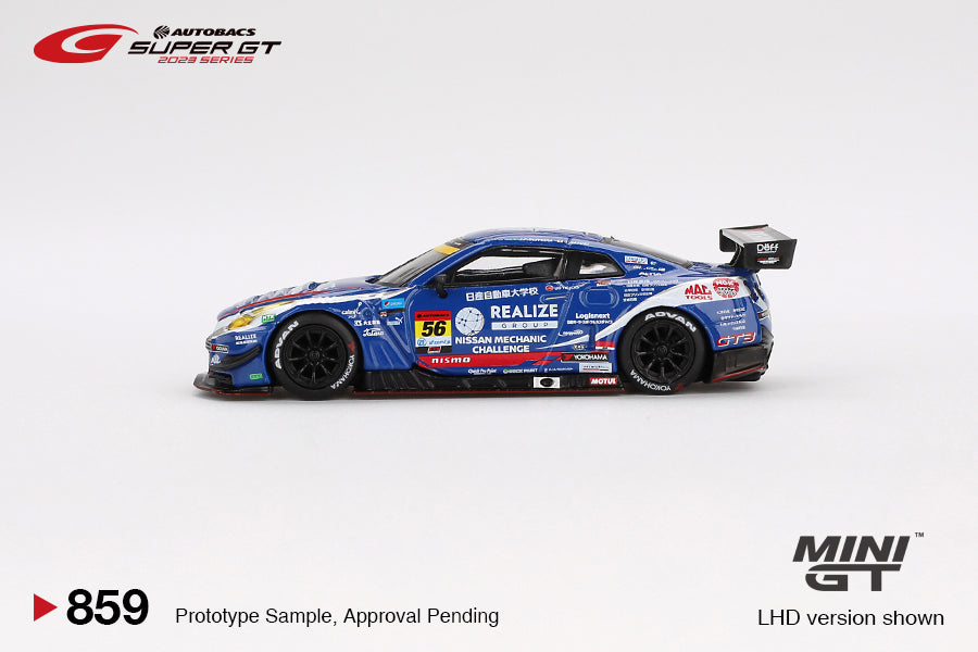 #859 - Nissan GT-R NISMO GT3 #56 " REALIZE NISSAN MECHANIC CHALLENGE GT-R" 2023 SUPER GT SERIES