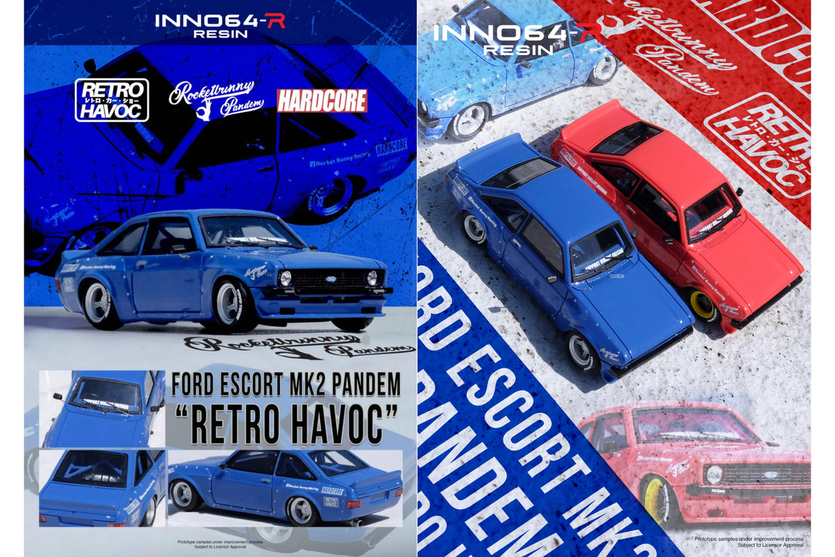 Ford Escort MK2 Pandem "Emotion" Retro Havoc (Resin)