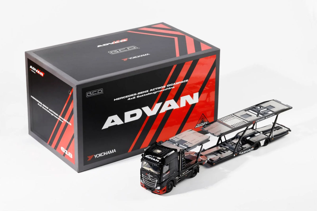 1:64 Mercedes-Benz Actros Auto Transporter "Advan Livery"