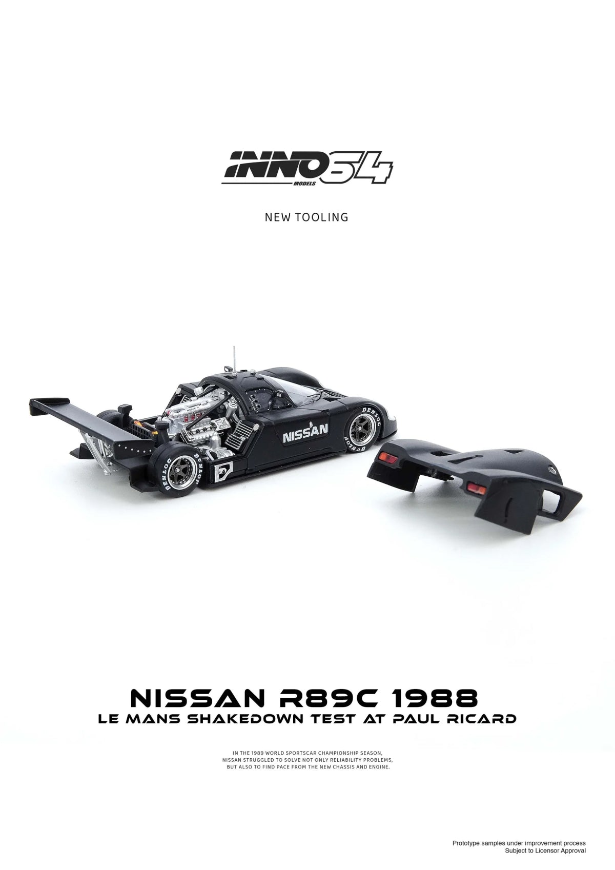 Nissan R89C LE Mans Shakedown Test at Paul Ricard 1988