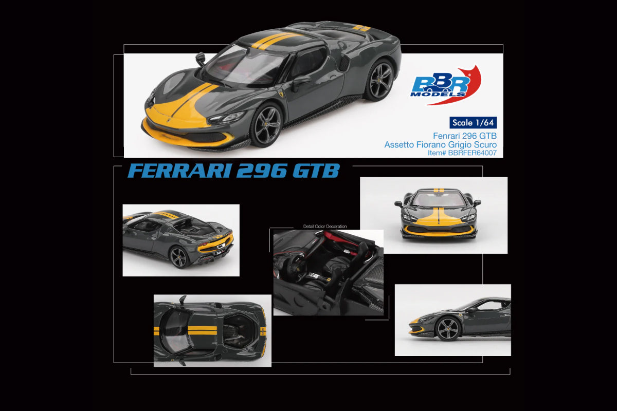 Ferrari 296 GTB Assetto Fiorano (Grigio Scuro)