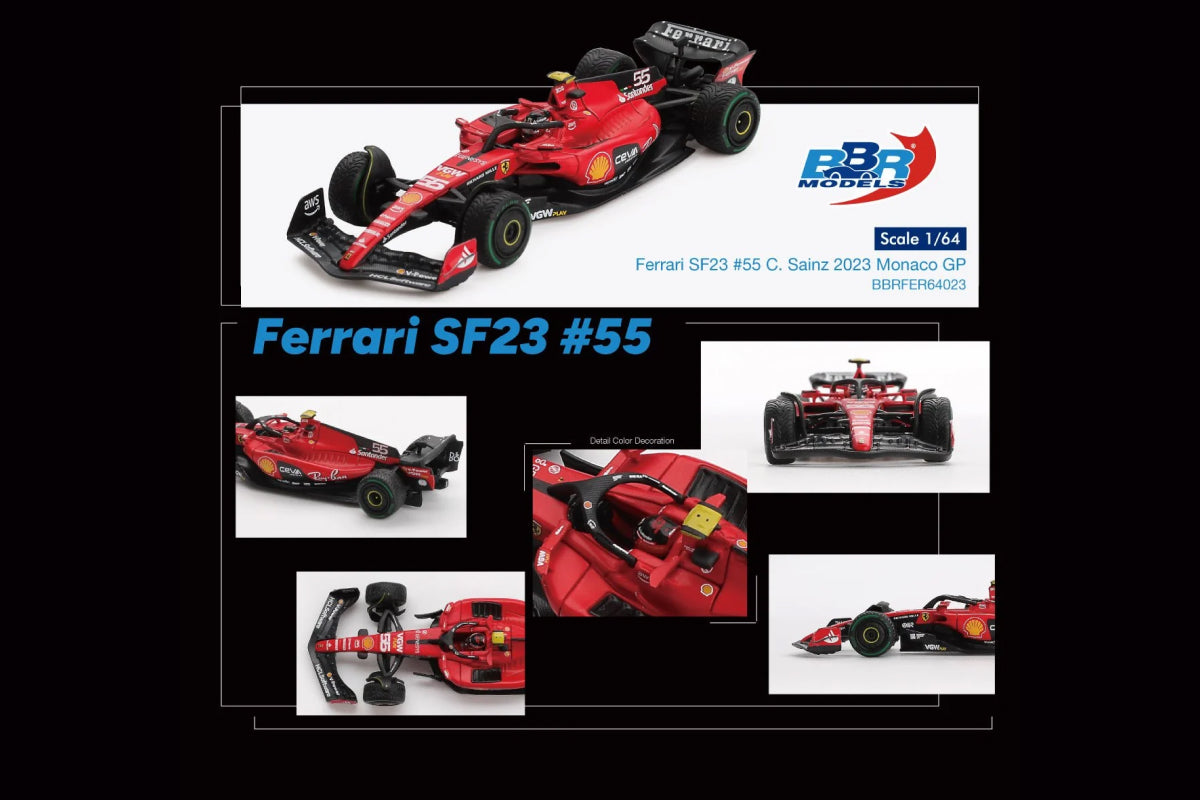 Ferrari SF23 - #55 C. Sainz 2023 Monaco GP