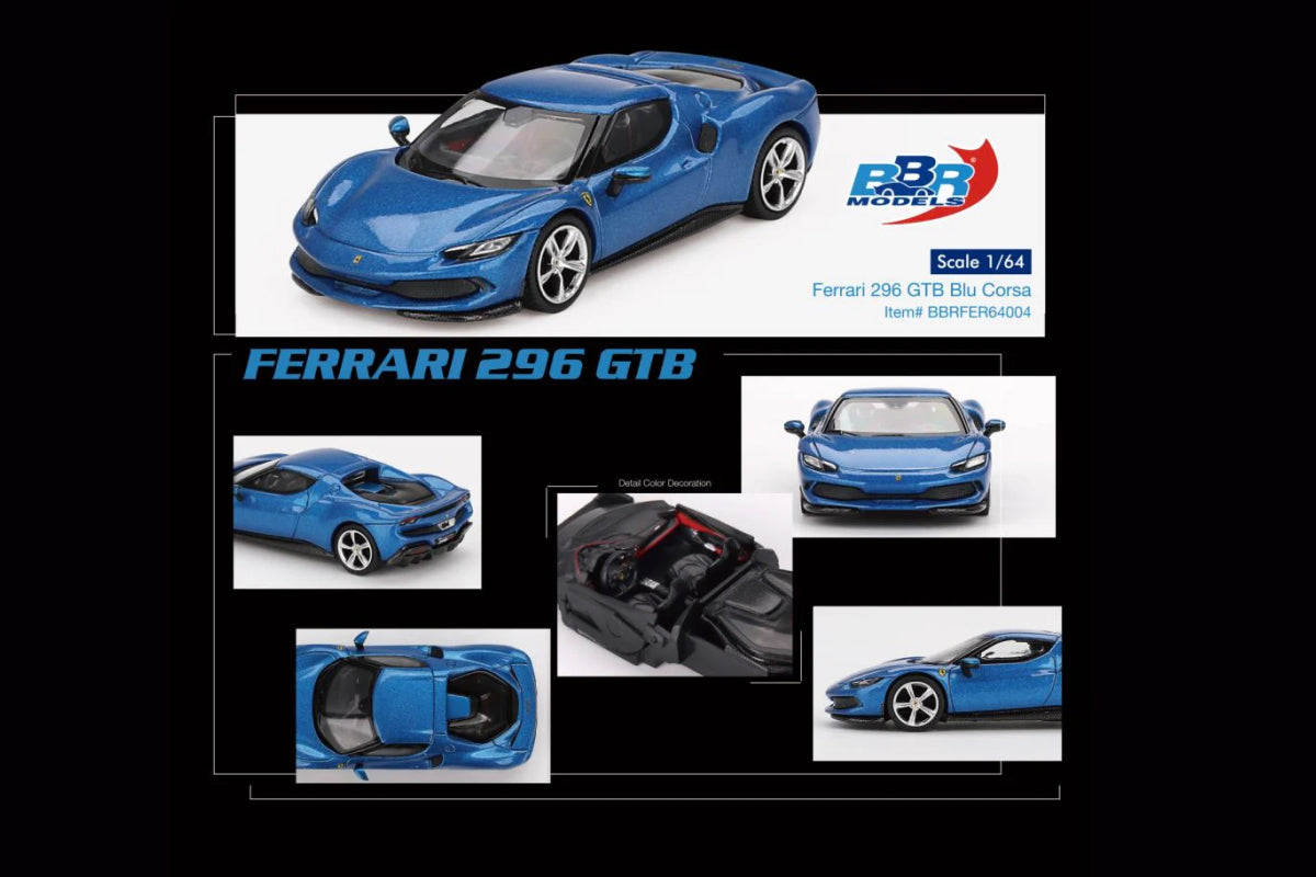 Ferrari 296 GTB (Blu Corsa)