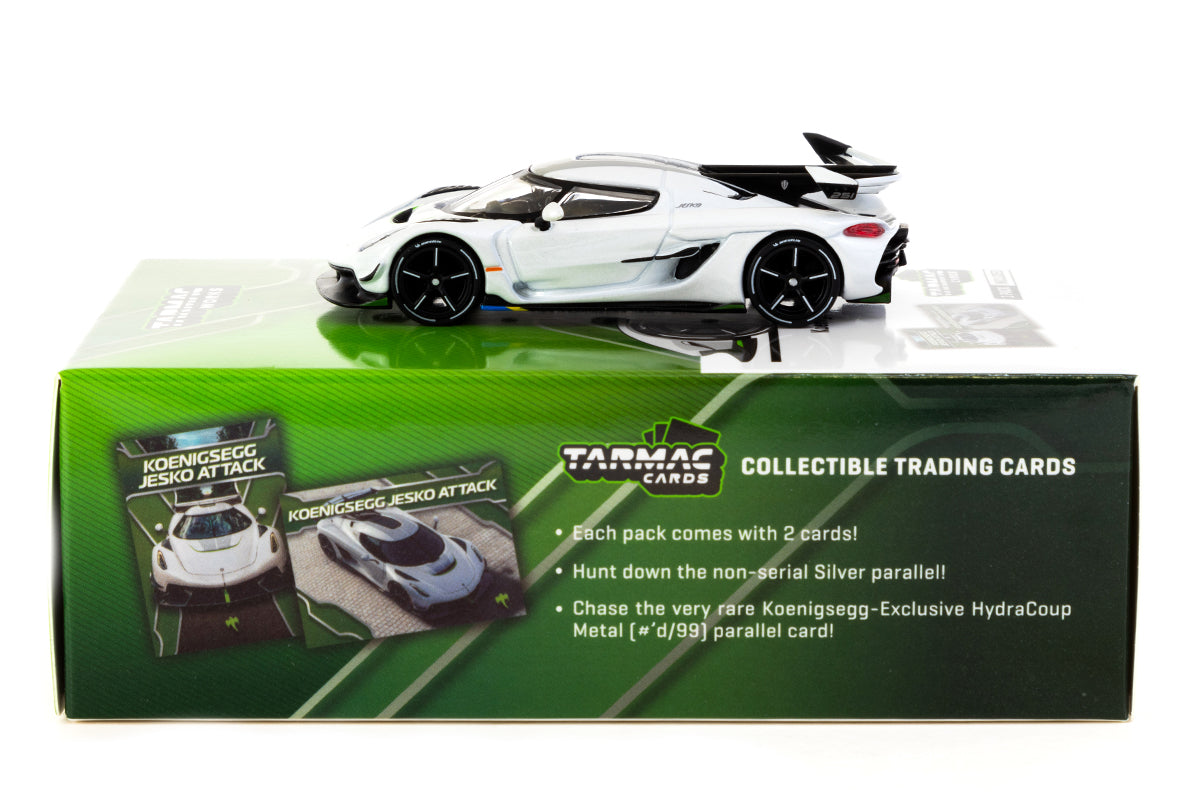 Koenigsegg Jesko Attack + Trading Cards - Lamley Special Edition (White)
