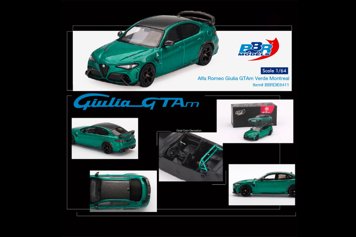 Alfa Romeo Giulia GTAm Verde Montreal
