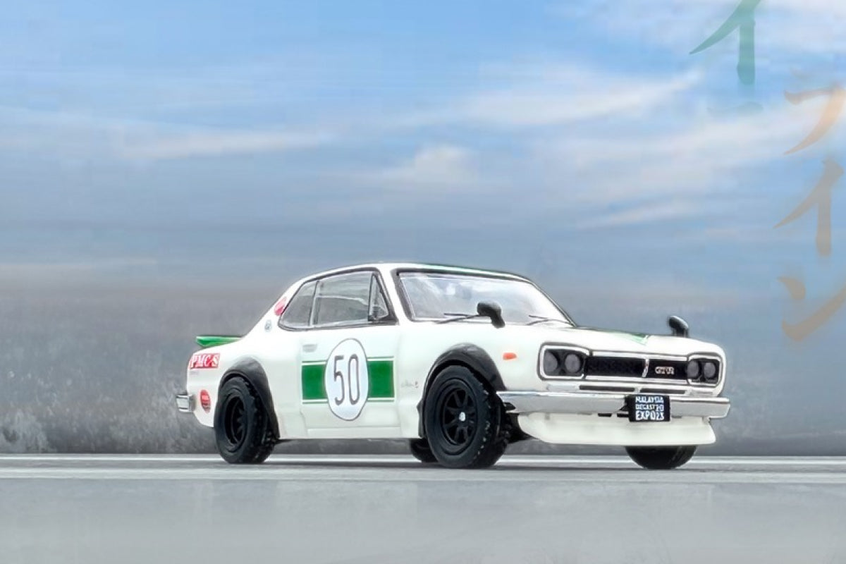 Nissan Skyline 2000 GT-R (KPGC10) - Malaysia Diecast Expo 2023 Event Edition (White)