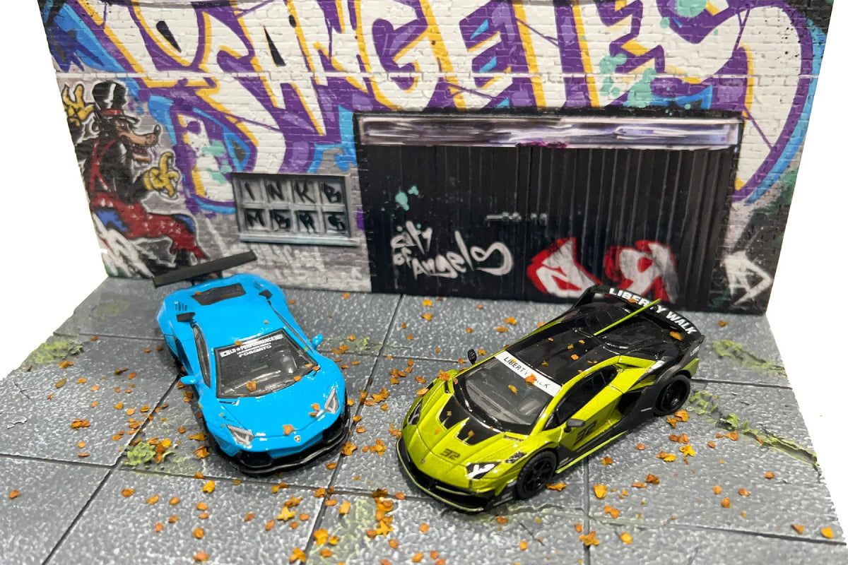 1:64 American Diorama Street Art Diorama - LA Graffiti (AD-2424)