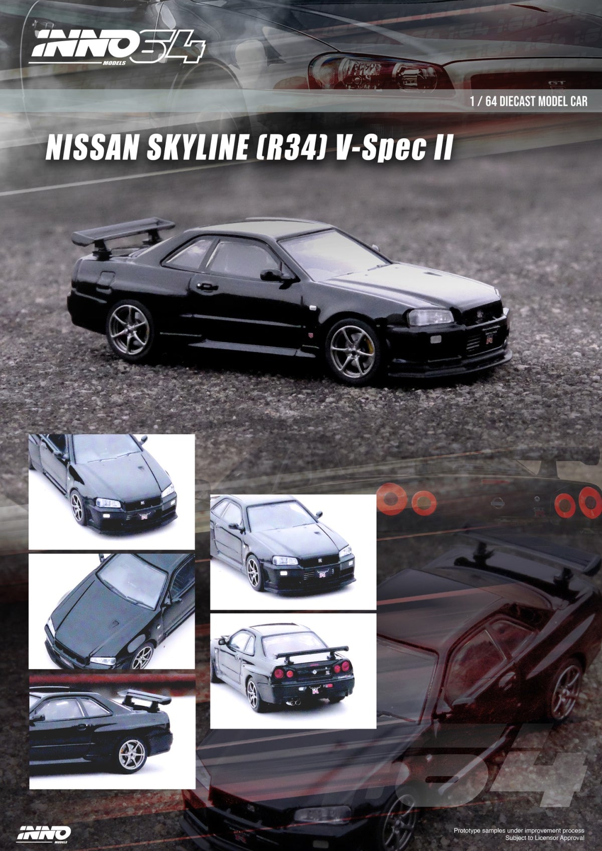 Nissan Skyline GT-R (R34) V-SPEC II (Black)