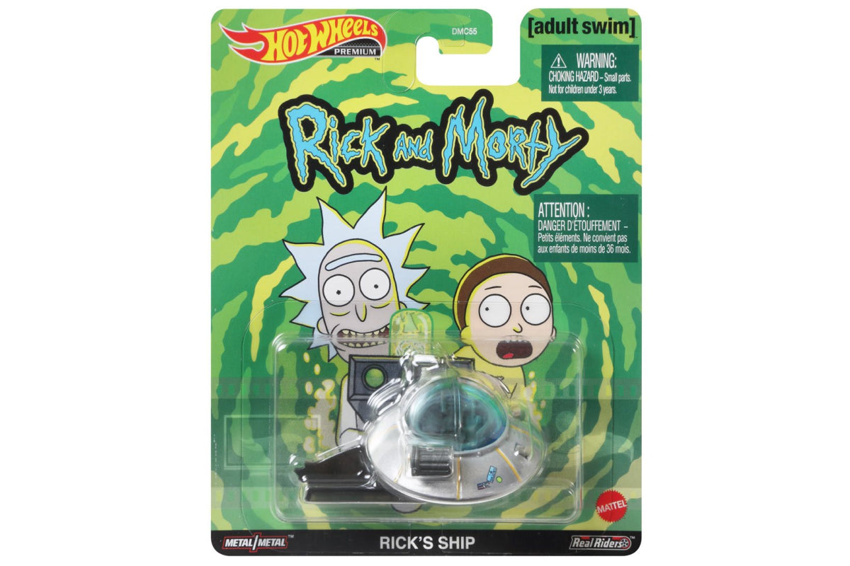 Hot Wheels Retro Entertainment 2023 Mix 3 / Rick's Ship - Rick and Morty