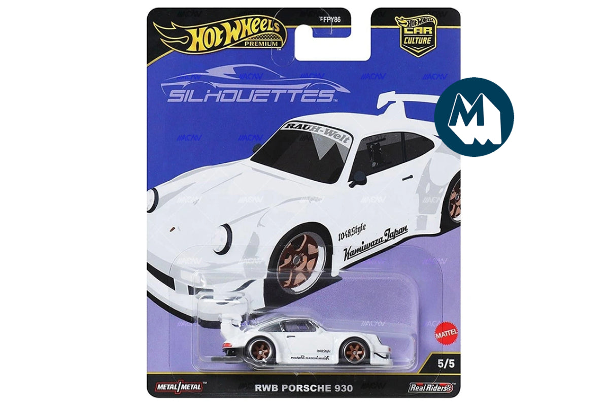 Hot Wheels Car Culture 2025 Mix 2 Silhouettes / #5 - RWB Porsche 930 (White)