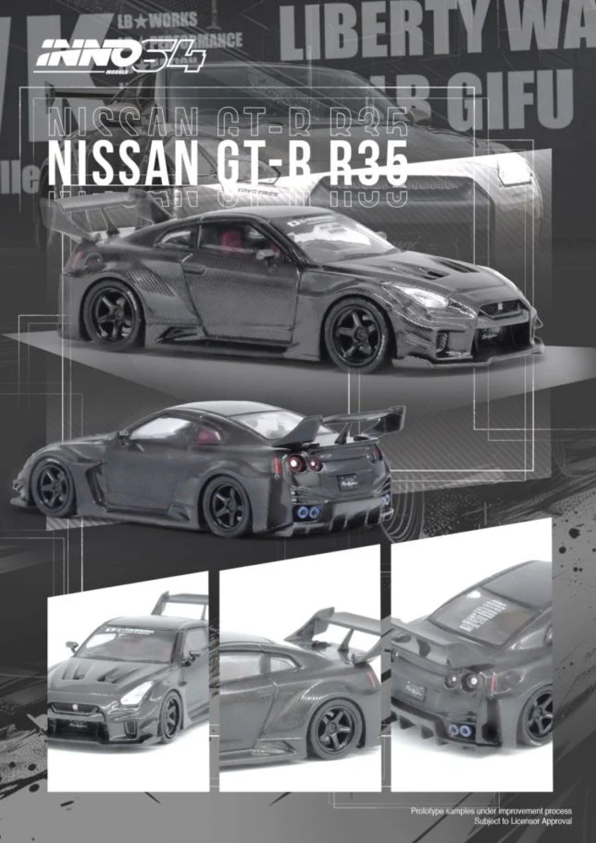 Nissan GT-R (R35) LBWK Super Silhouette 35GT-RR (Full Carbon)