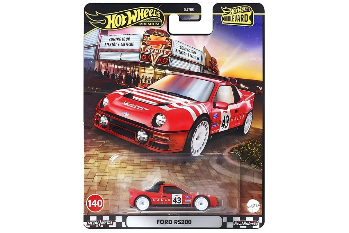 Hot Wheels Boulevard 2025 Mix 5: #140 - Ford RS200 (Red)
