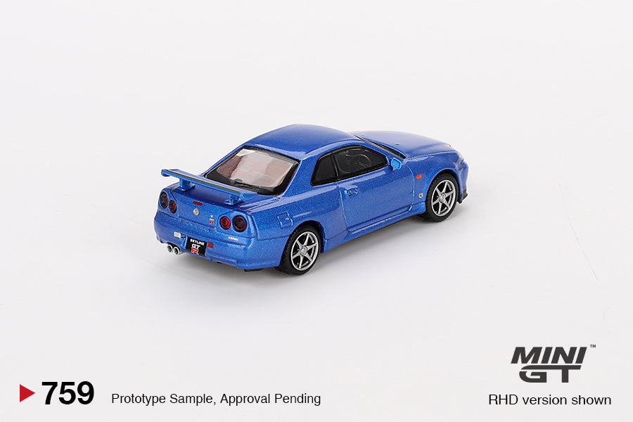 #759 - Nissan Skyline GT-R (R34) V-Spec (Bayside Blue)