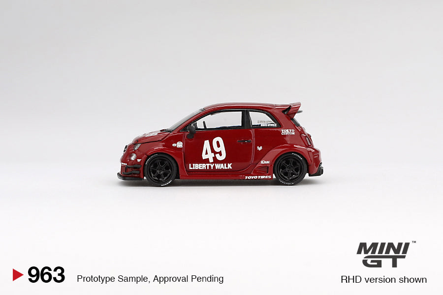 #963 - LB-WORKS x Abas Works ABARTH 595 (Red)