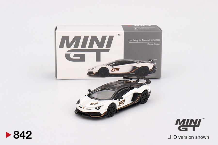 #842 - Lamborghini Aventador SVJ 63 Bianco Asopo