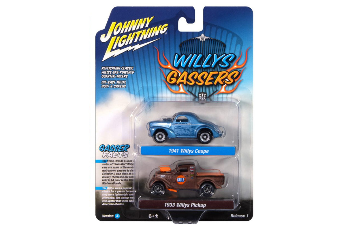1941 Willys Couple / 1933 Willys Gasser Pickup – Willys Gassers (Version A)