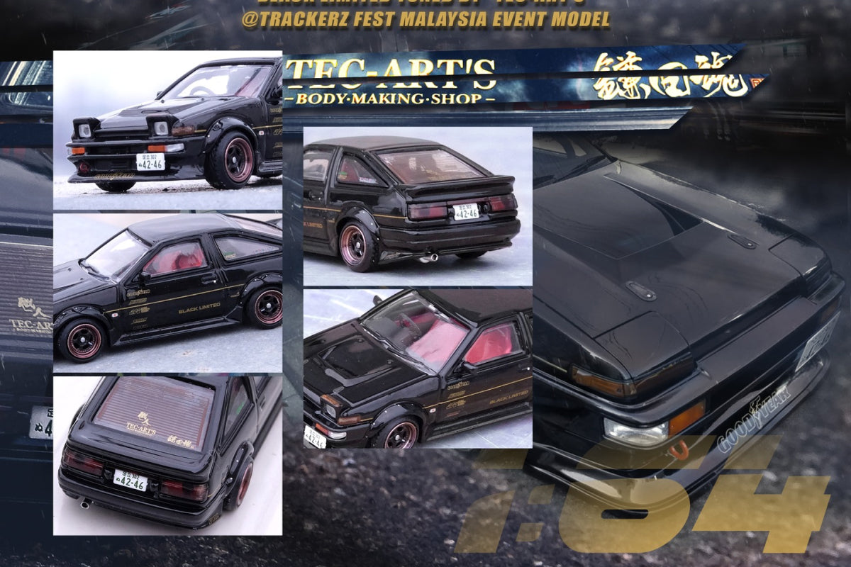 Toyota Sprinter Trueno AE86 "Black Limited" Tuned by TEC-ART'S