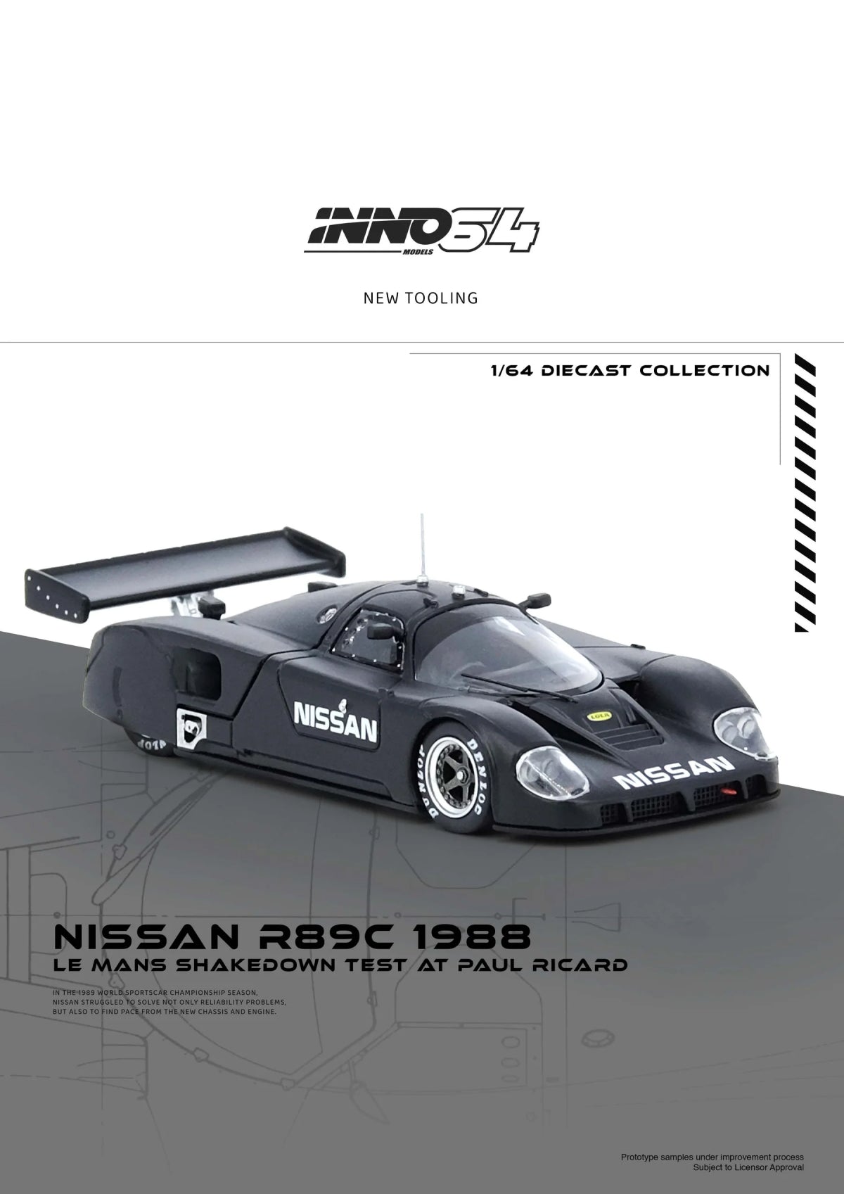 Nissan R89C LE Mans Shakedown Test at Paul Ricard 1988