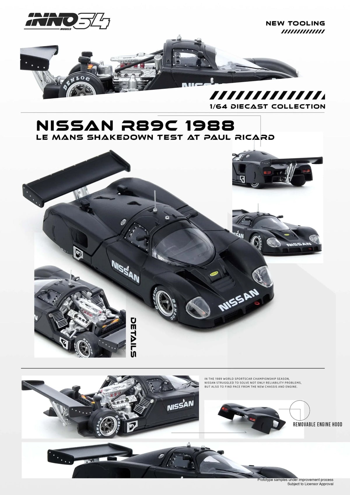 Nissan R89C LE Mans Shakedown Test at Paul Ricard 1988