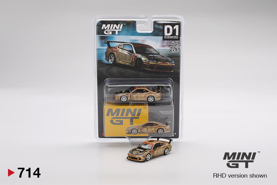 ミニカー MINI GT Nissan Silvia S15 Top Secret 714 - Nissan Silvia (S15) Top Secret D1GP – Modelmatic