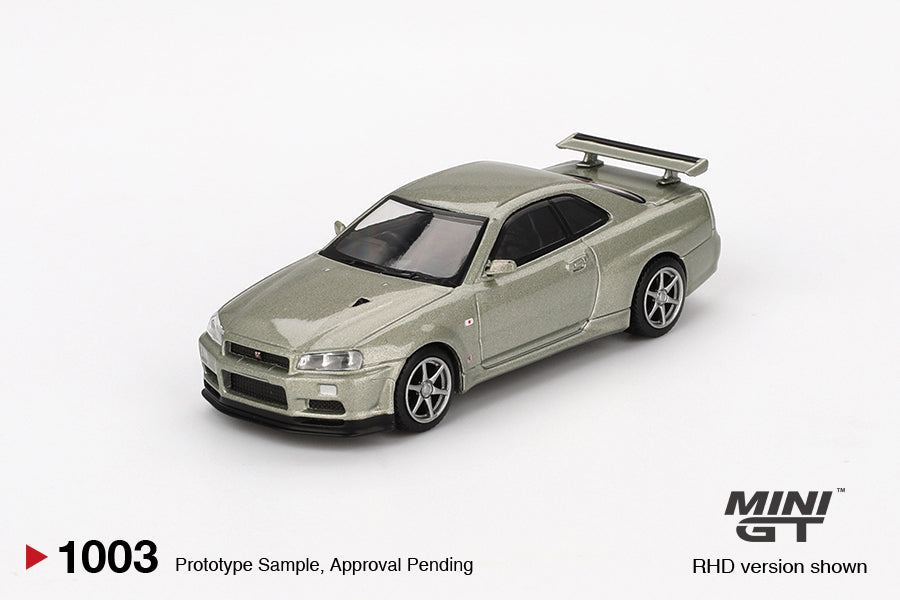 #1003 - Nissan Skyline GT-R (R34) V-Spec II Nür (Millenium Jade)