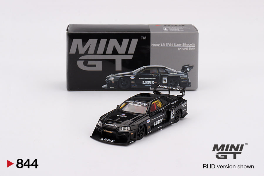 #844 - Nissan LB-ER34 Super Silhouette Skyline (Black)