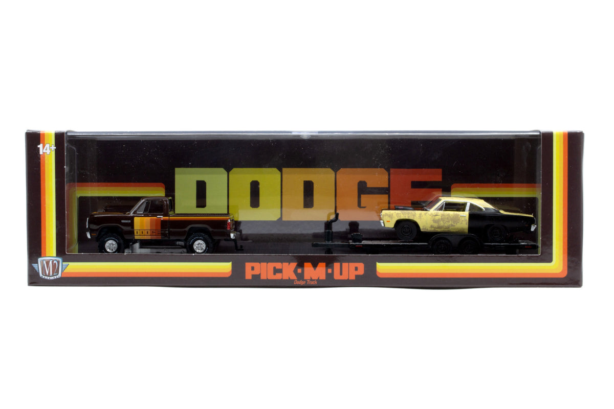 M2 Auto-Haulers 84 - 1979 Dodge 150 Power Wagon PICK-M-UP & 1969 Plymouth Road Runner 440 6-Pack