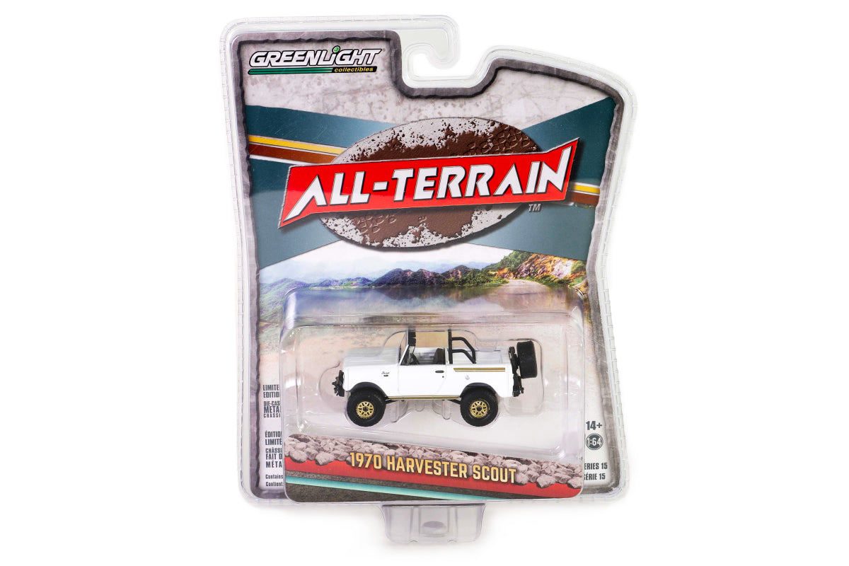 1970 Harvester Scout Lifted with Off-Road Parts (White and Gold)